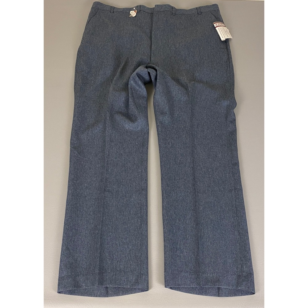 Vintage FlexSlax Dress‎ Pants Men's 44x30 Texturized Polyester Woven New USA